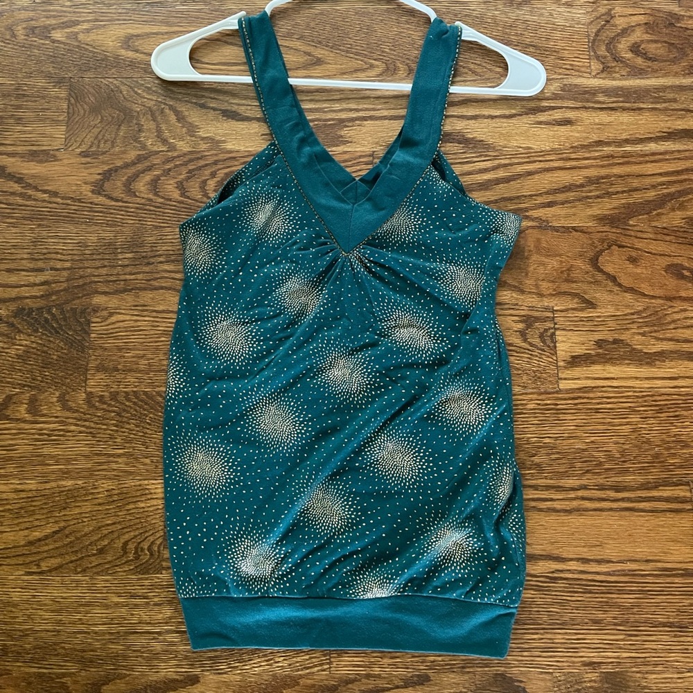 NWOT Halter Teal Tank Top